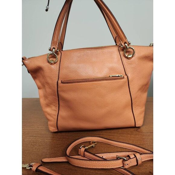 Coach Kacey Satchel Bag with crossbody strap light coral.  Beautiful - Picture 9 of 16